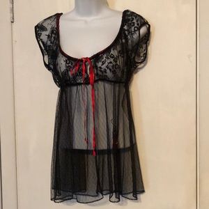 Rose lace lingerie